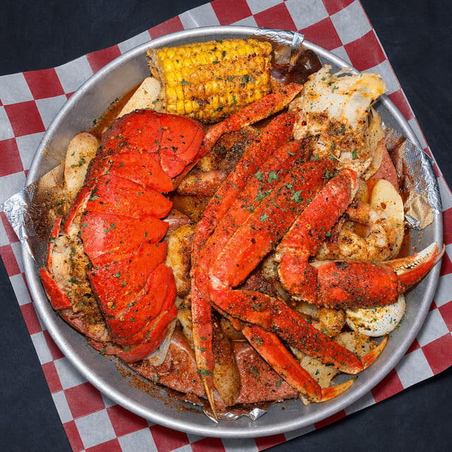 #3 Lobster, Krab & Shrimp Platter.